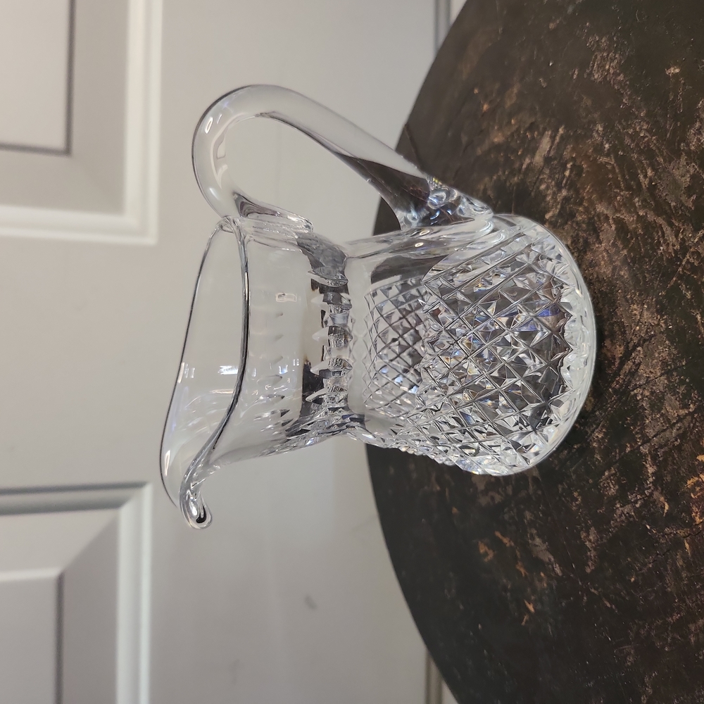 Vintage Waterford Crystal Alana Creamer 4.15"